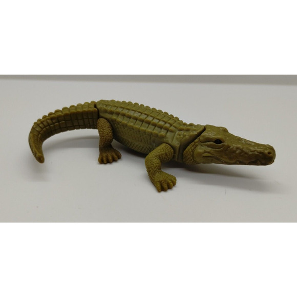 2001 Realistic 5" Green Wind-Up Alligator Crocodile - Picture 1 of 5